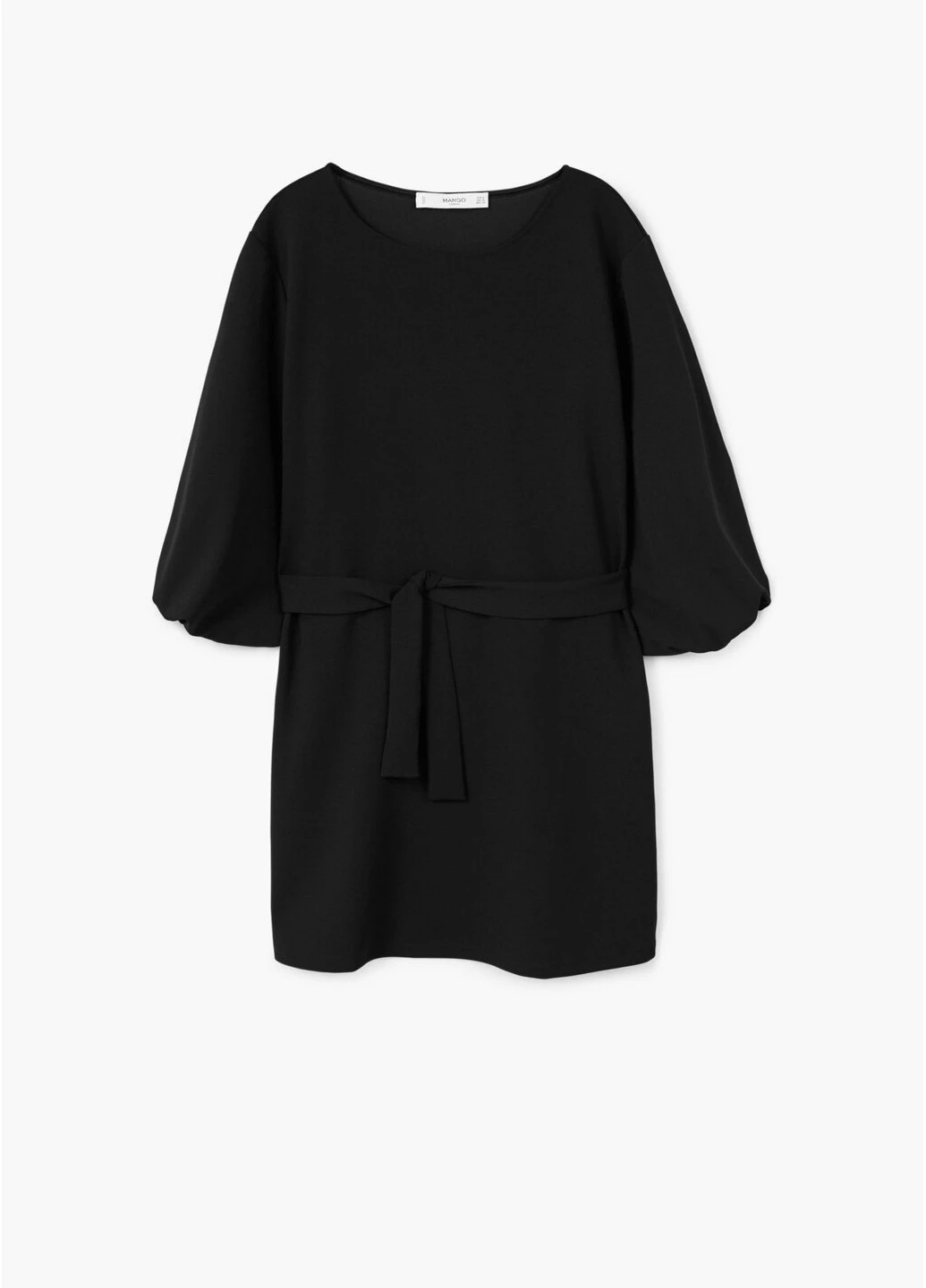 Черное кэжуал платье Mango однотонное