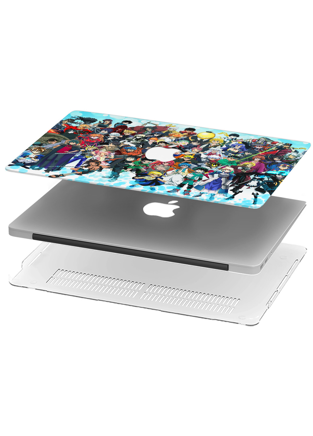 Чехол пластиковый для Apple MacBook 12 A1534 / A1931 Аниме Наруто (Anime Cool Deku Vs Naruto) (3365-2533) MobiPrint (218857808)