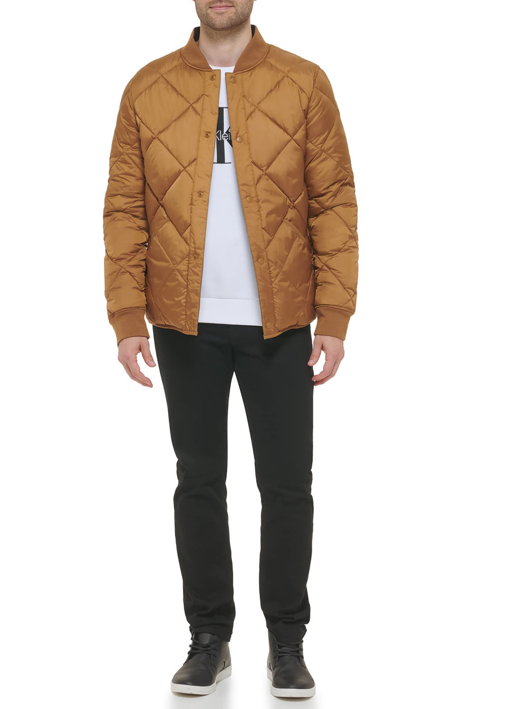 Бомбер двосторонній Calvin Klein на кнопках (295266558)