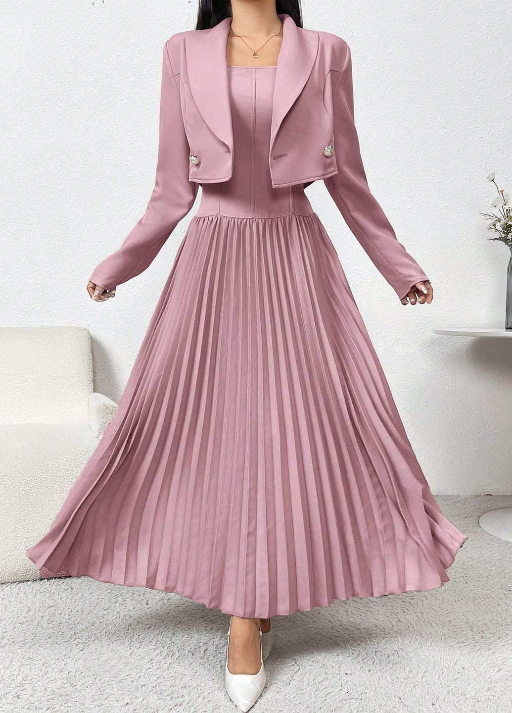 Костюм (жакет, спідниця) SHEIN (366070872)