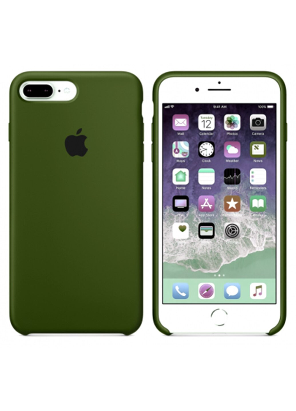 Чохол Silicone Case для iPhone SE / 5s / 5 dark green RCI (220821016)
