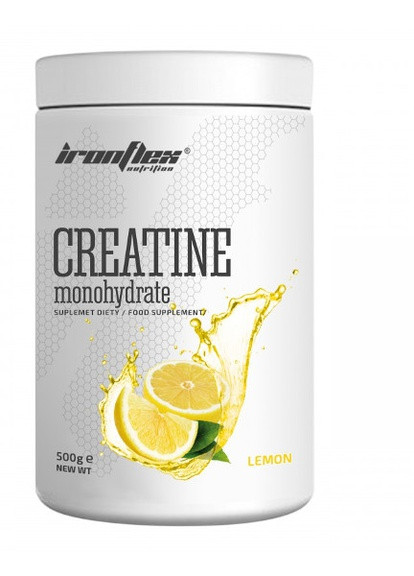 Креатин моногидрат IronFlex Nutrition Creatine Monohydrate 500 g (Lemon) Iron Flex (254371758)