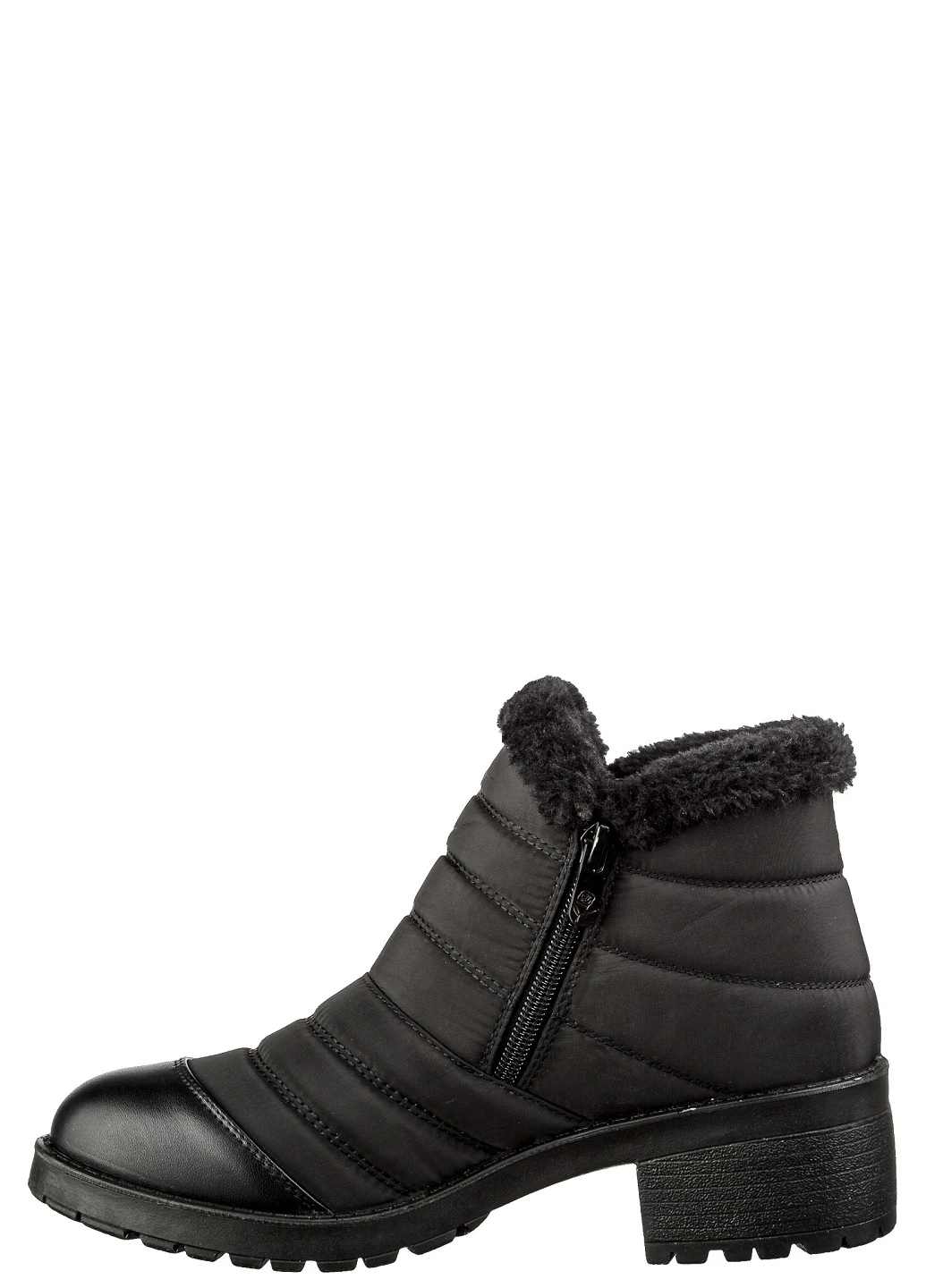 Осенние ботинки женские утепленные Casual из искусственной кожи