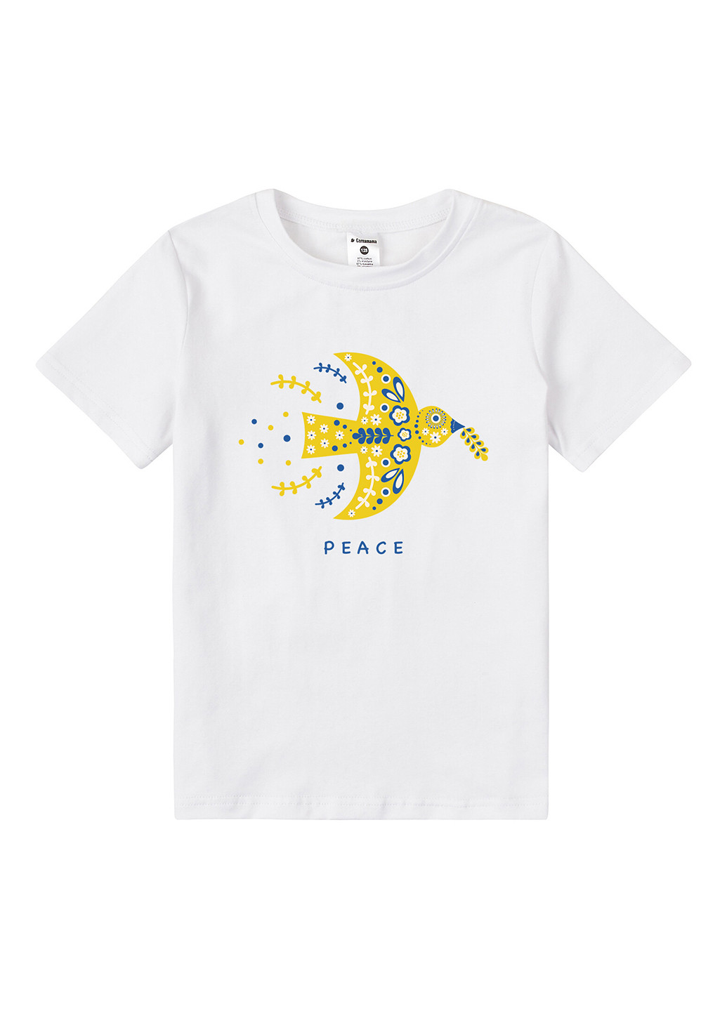 Біла літня футболка Garnamama