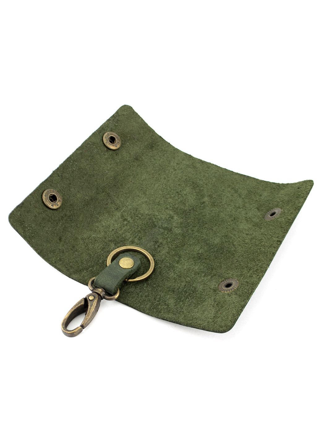 Мужской подарочный набор в коробке №43 зеленый (ключница, обложка на ID паспорт) HandyCover (206210425)