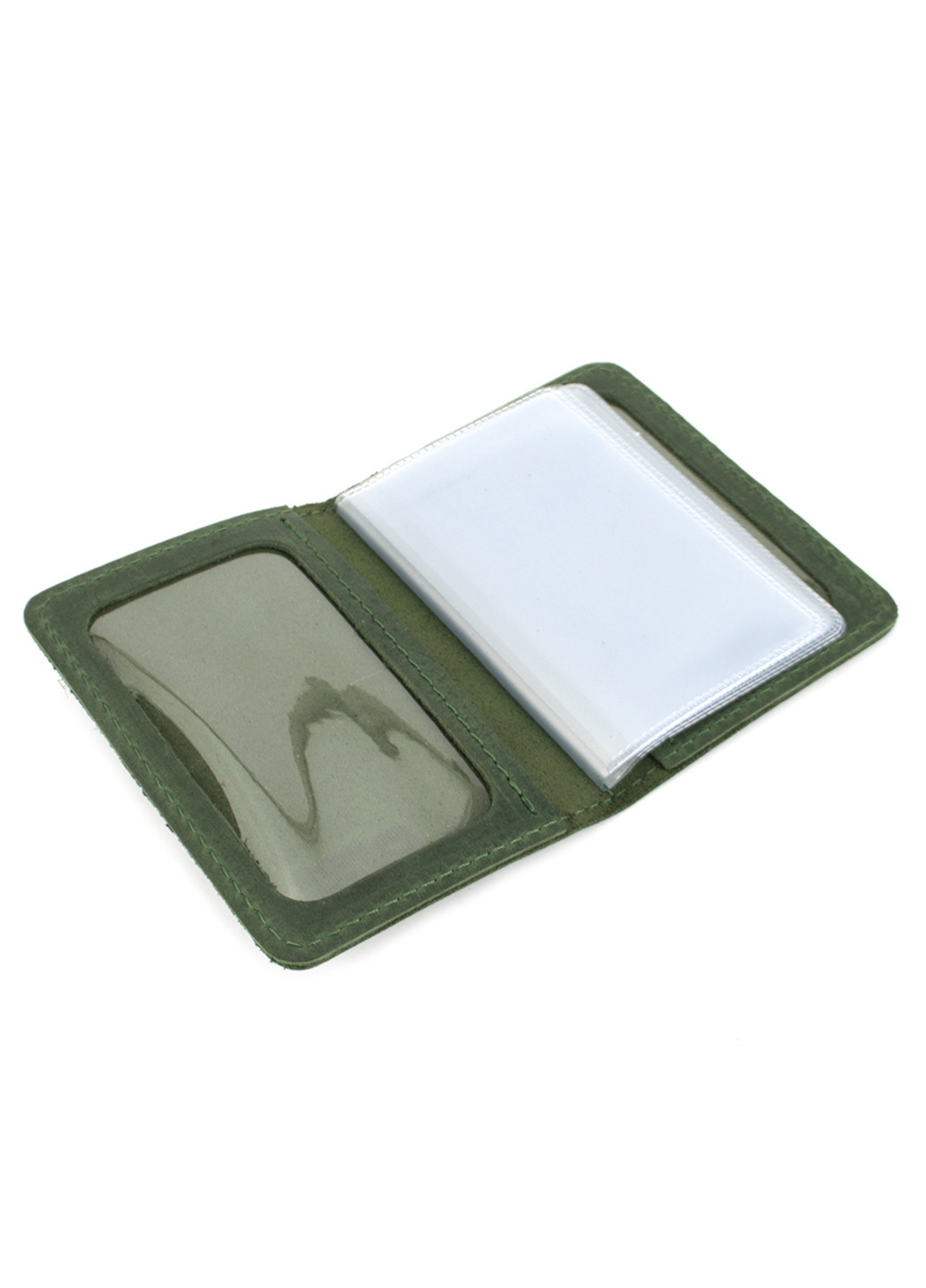 Мужской подарочный набор в коробке №43 зеленый (ключница, обложка на ID паспорт) HandyCover (206210425)