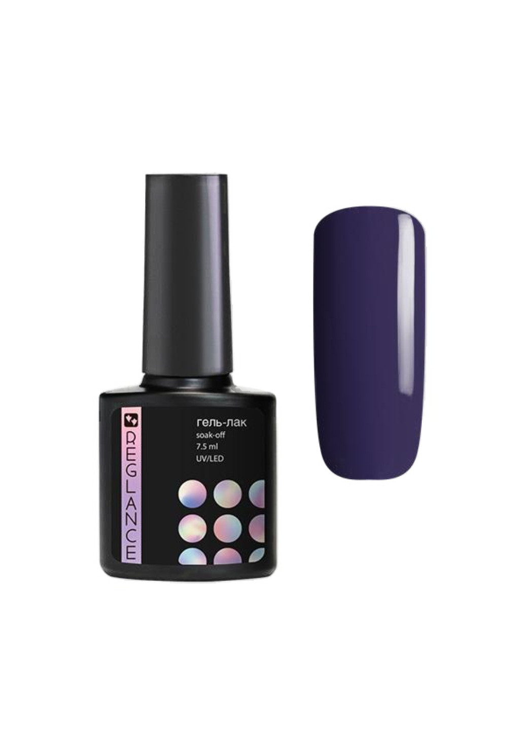 Гель-лак 081 Темно-фиолетовый 7.5 мл Reglance (229176343)