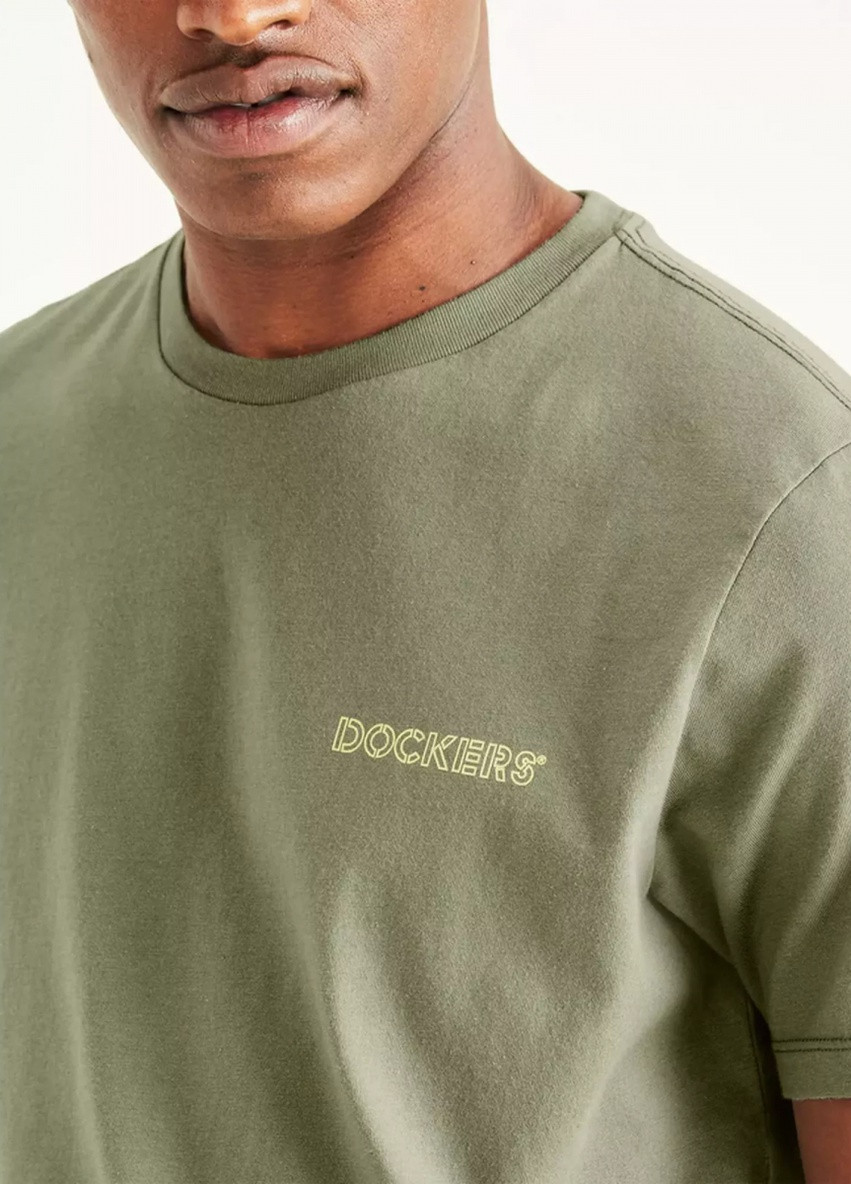 Зеленая футболка Dockers A11030046 Agave Green