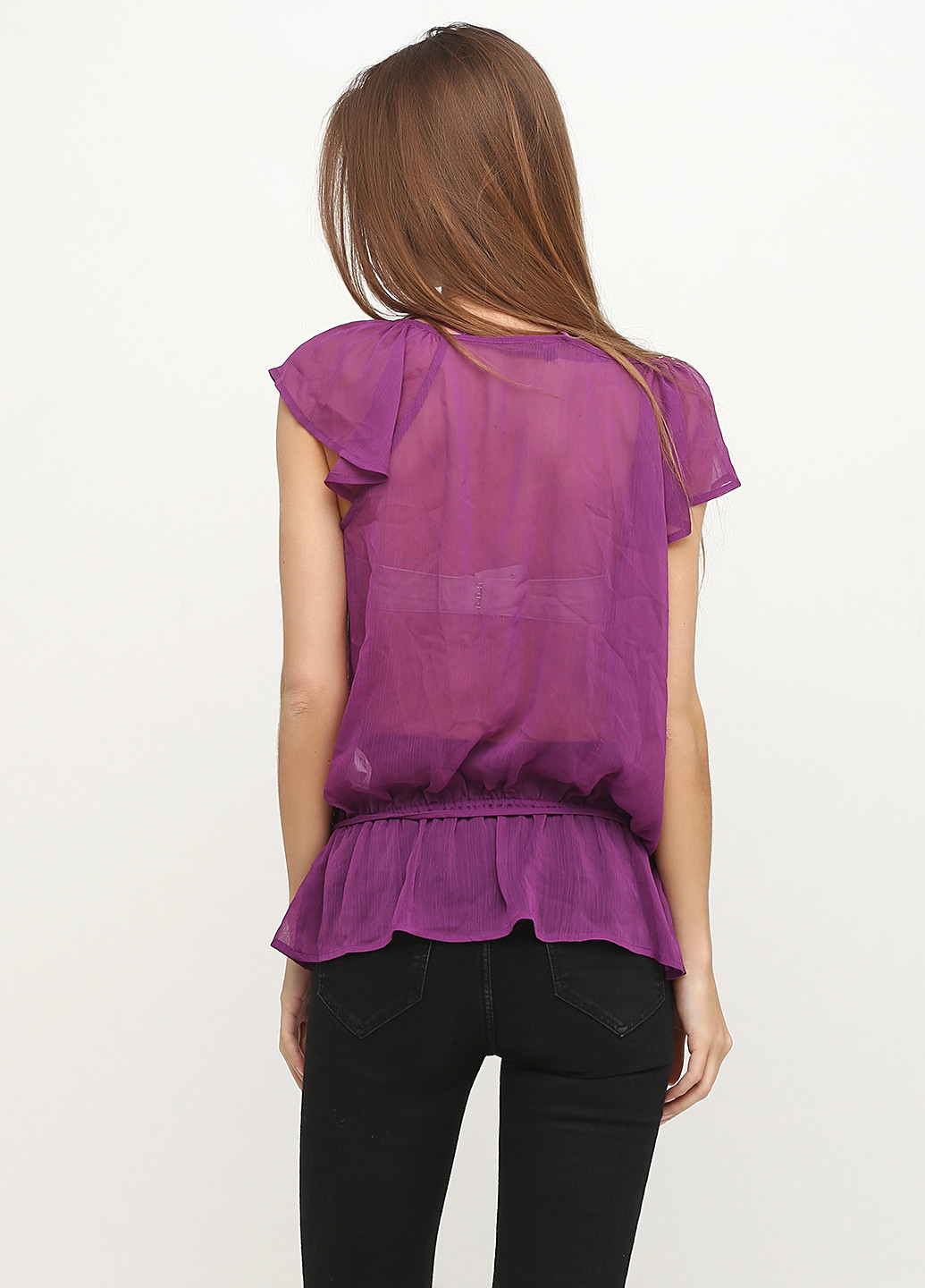 Фиолетовая летняя блуза OVS