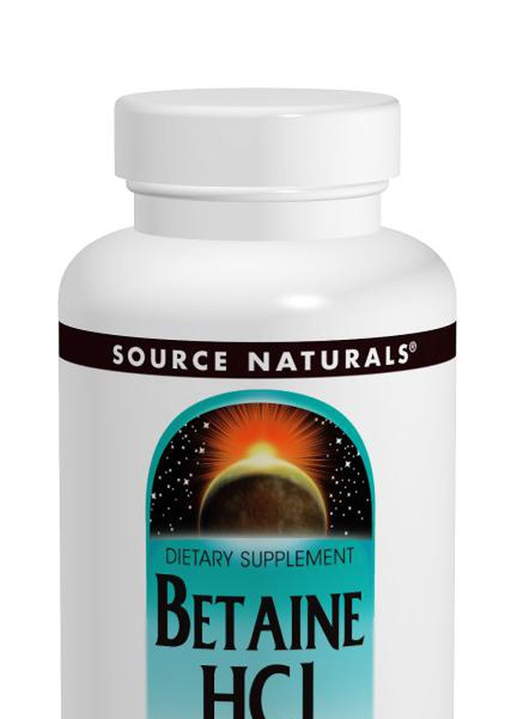 Бетаин HCI 650мг,, 90 таблеток Source Naturals (228291596)