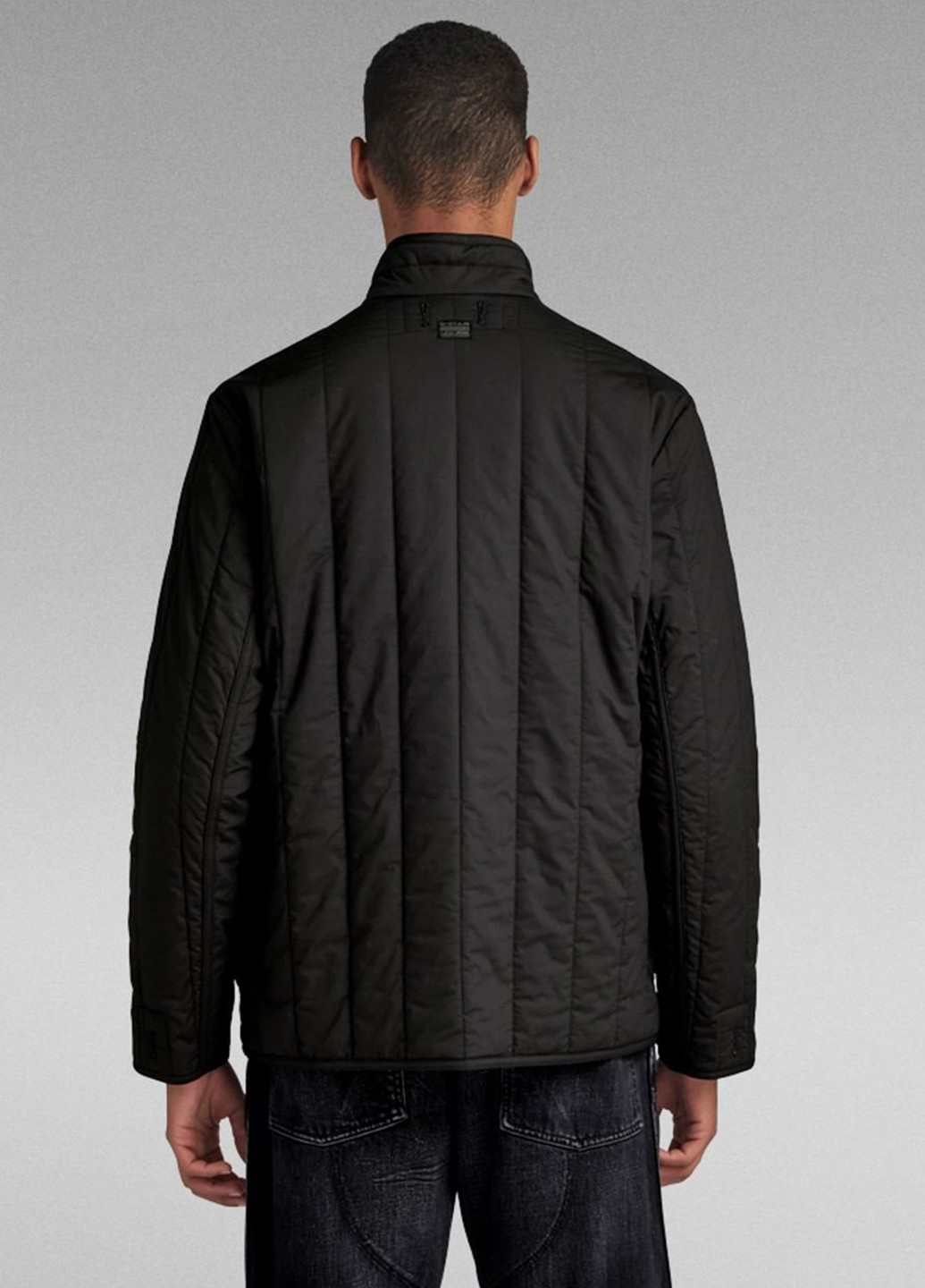 Чорна демісезонна куртка G-Star Raw