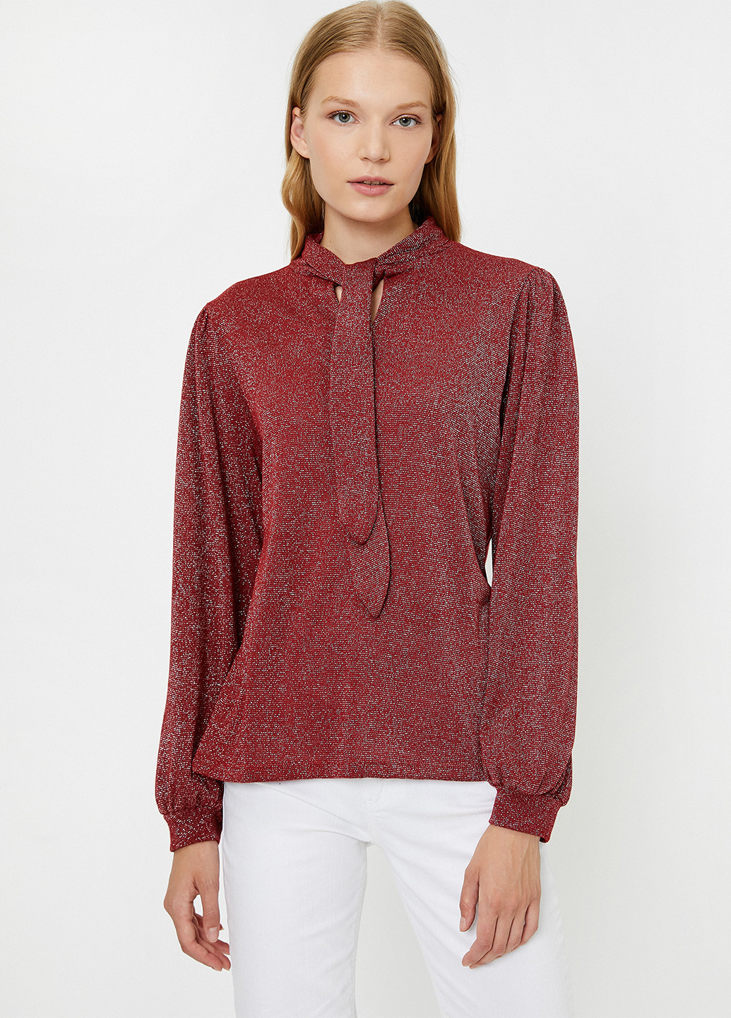 Темно-червона демісезонна блуза KOTON