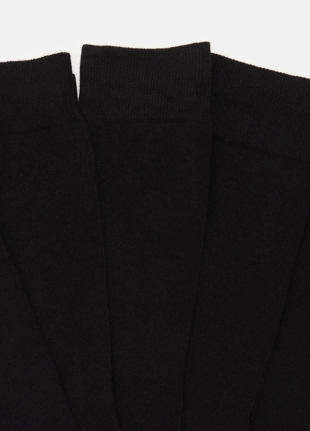 Чорні шкарпетки (5 пар) C&A однотонні (256199435)