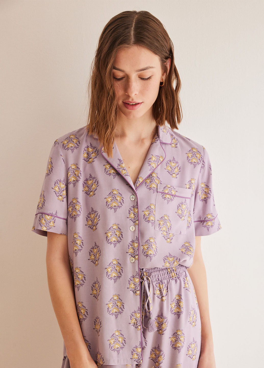 Фиолетовая всесезон пижама (рубашка, брюки) рубашка + брюки Women'secret