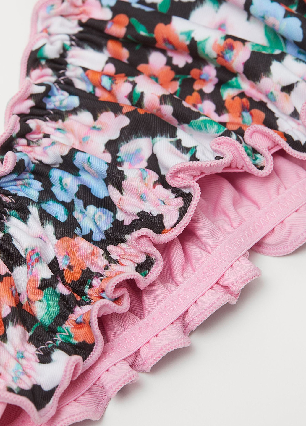 Цветные купальные трусики-плавки с цветочным принтом H&M