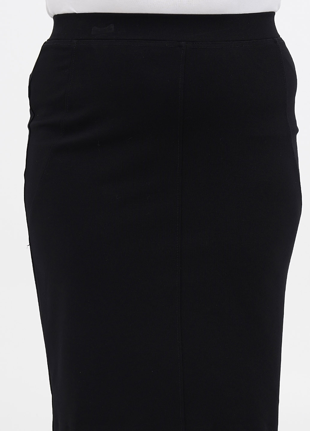 Черная кэжуал однотонная юбка Luisa Viola карандаш