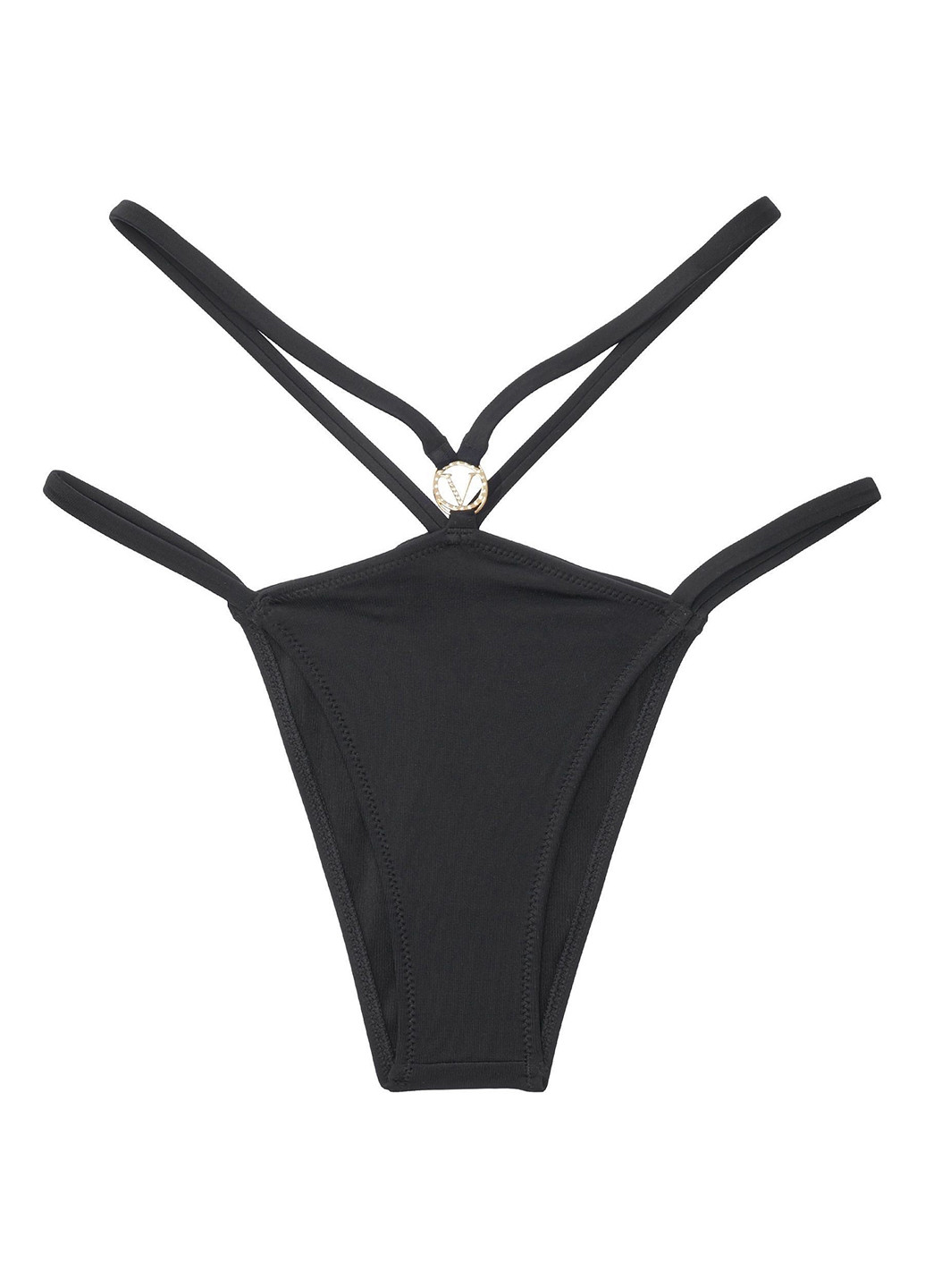 Черный летний купальник (лиф, плавки) раздельный Victoria's Secret