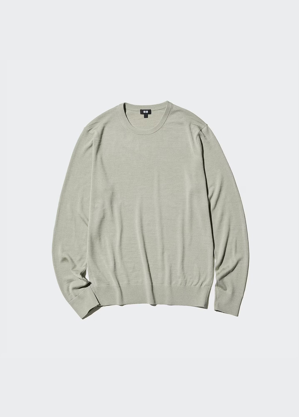 Серо-зеленый демисезонный джемпер джемпер Uniqlo