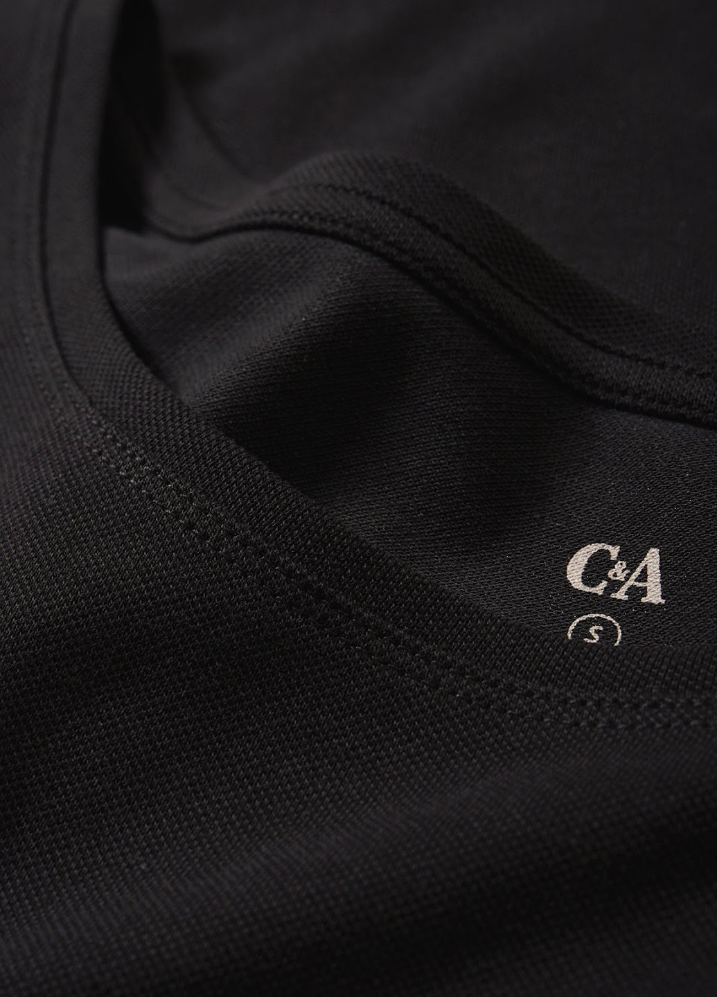 Черное кэжуал платье платье-футболка C&A однотонное