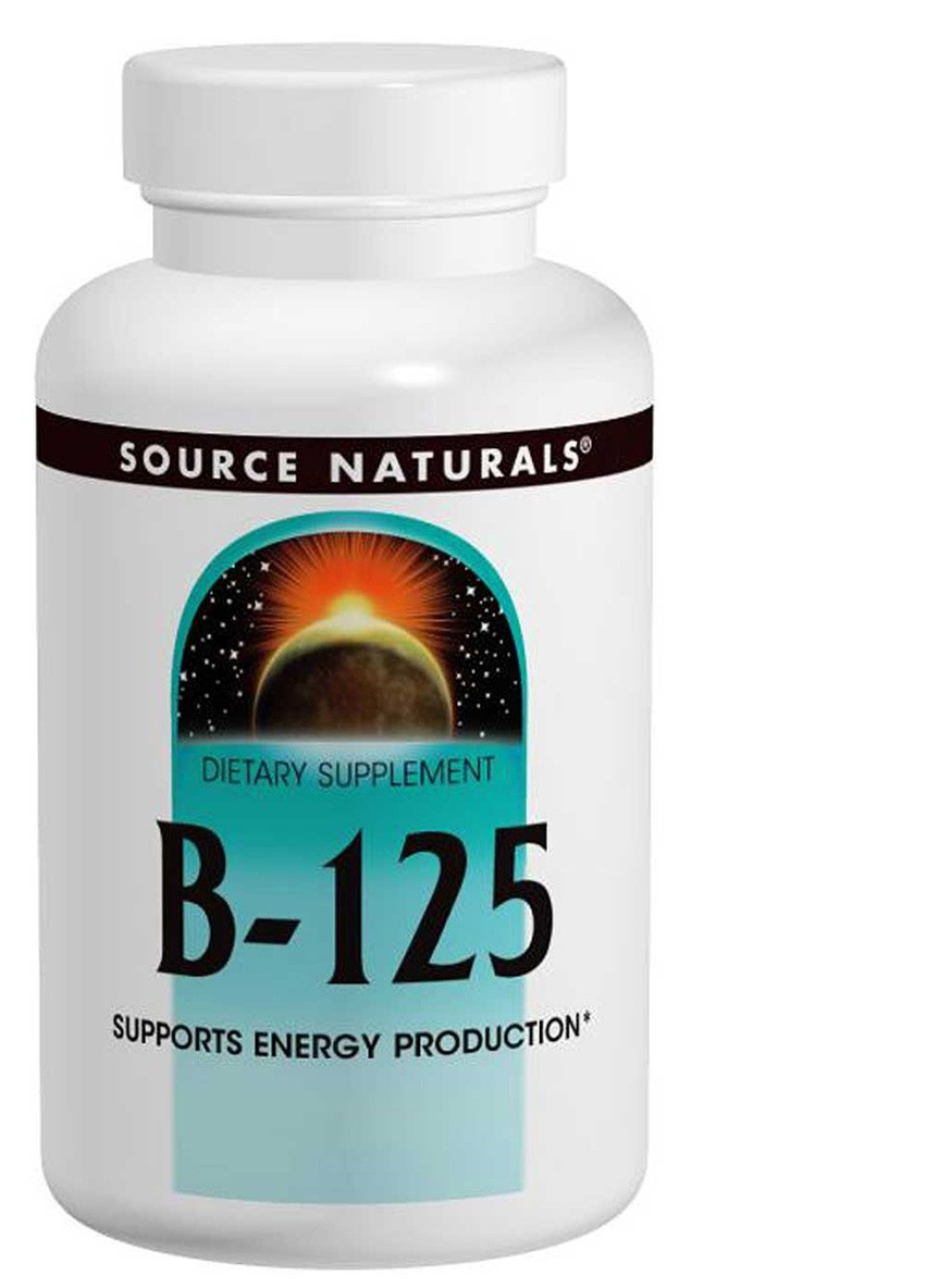 Комплекс Вітамінів Групи B 125мг,, 60 таблеток Source Naturals (228292108)