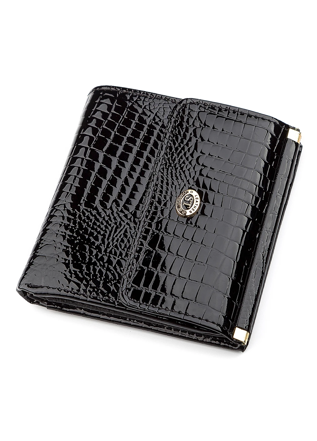 Жіночий шкіряний гаманець 10,5х10х2,5 см st leather (250096768)