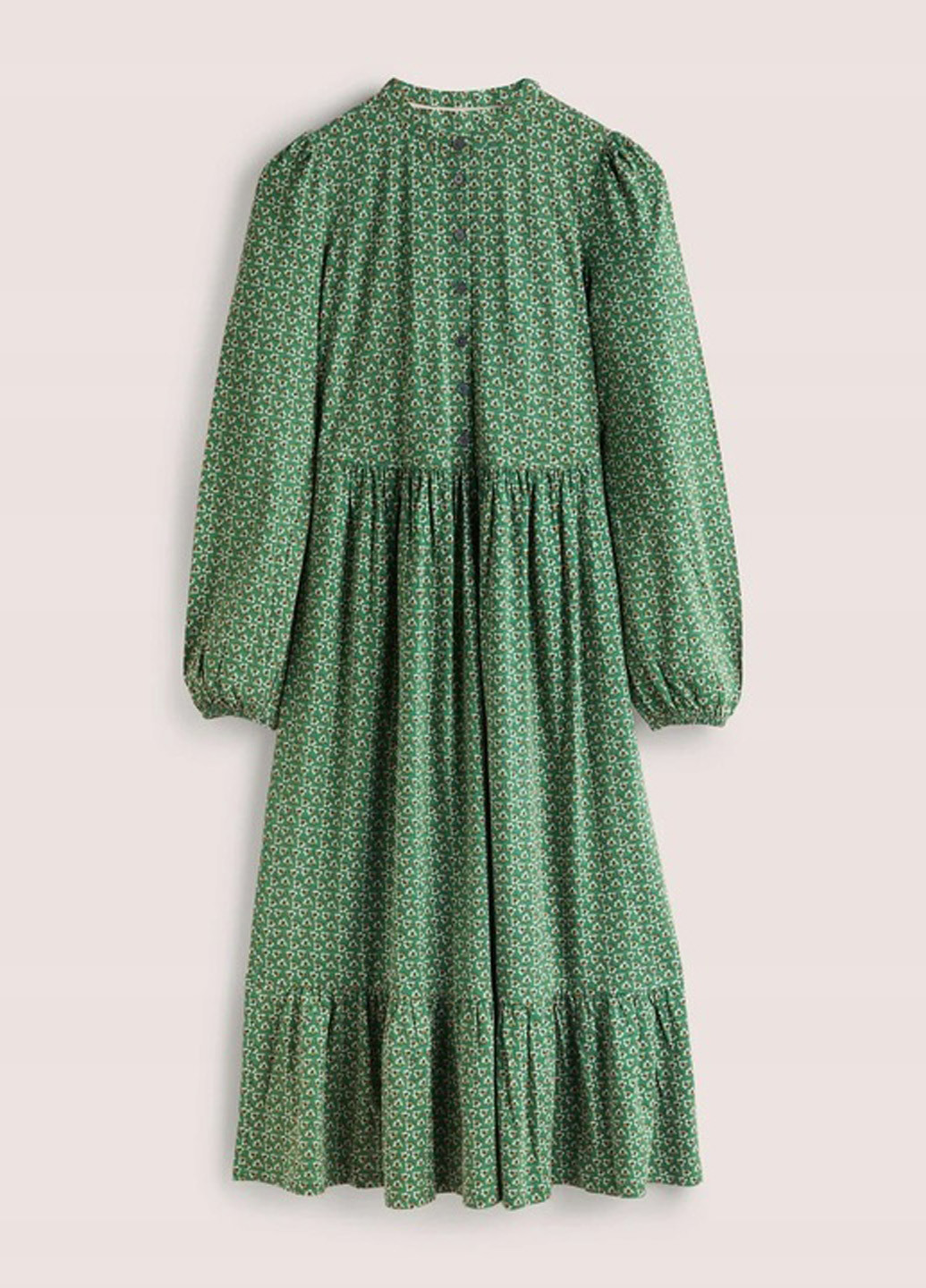 Зелена кежуал сукня а-силует Boden з квітковим принтом