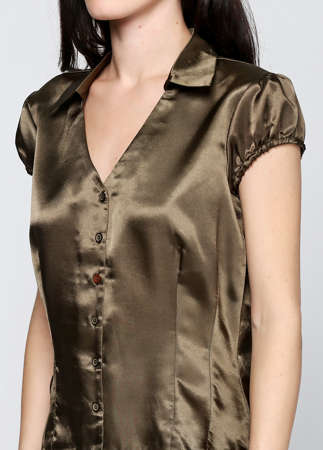 Оливковая (хаки) летняя блуза Sisters Point