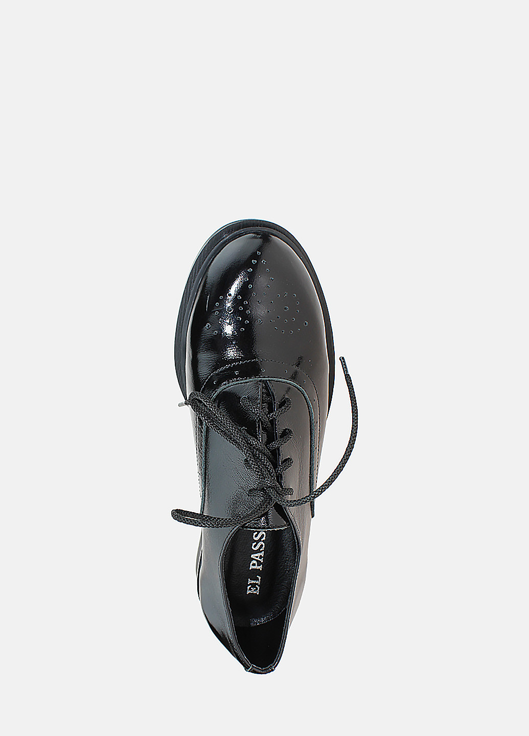El passo Туфли RE1435 Черный черный з натуральная кожа, украина — демисезон (236016406)