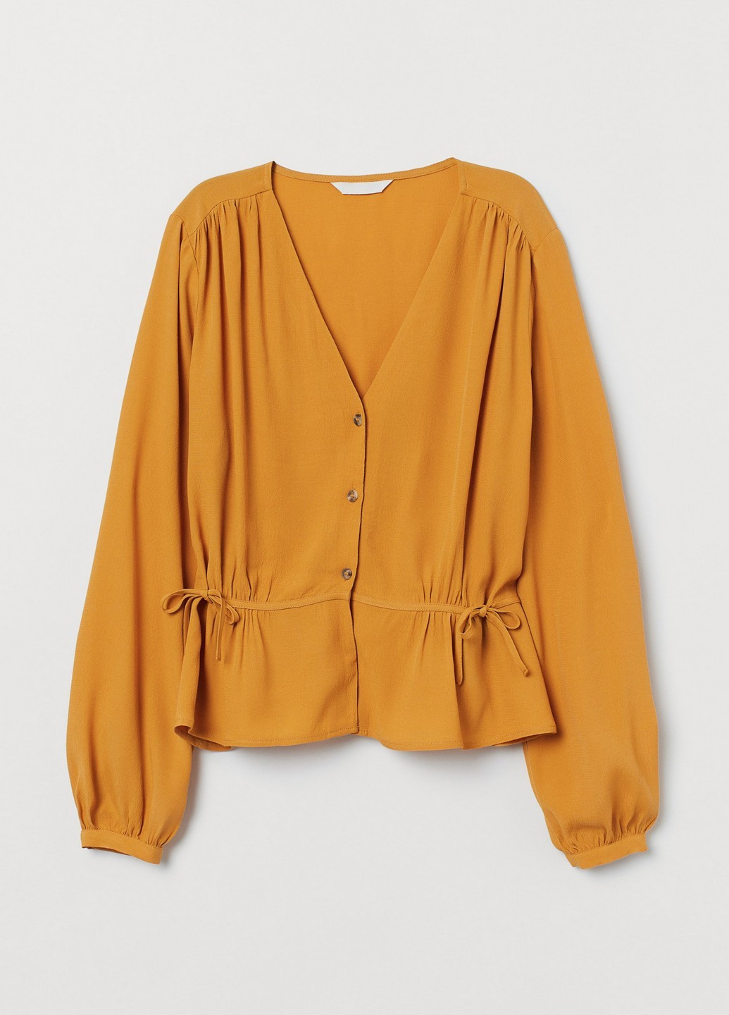 Жовта демісезонна блуза H&M