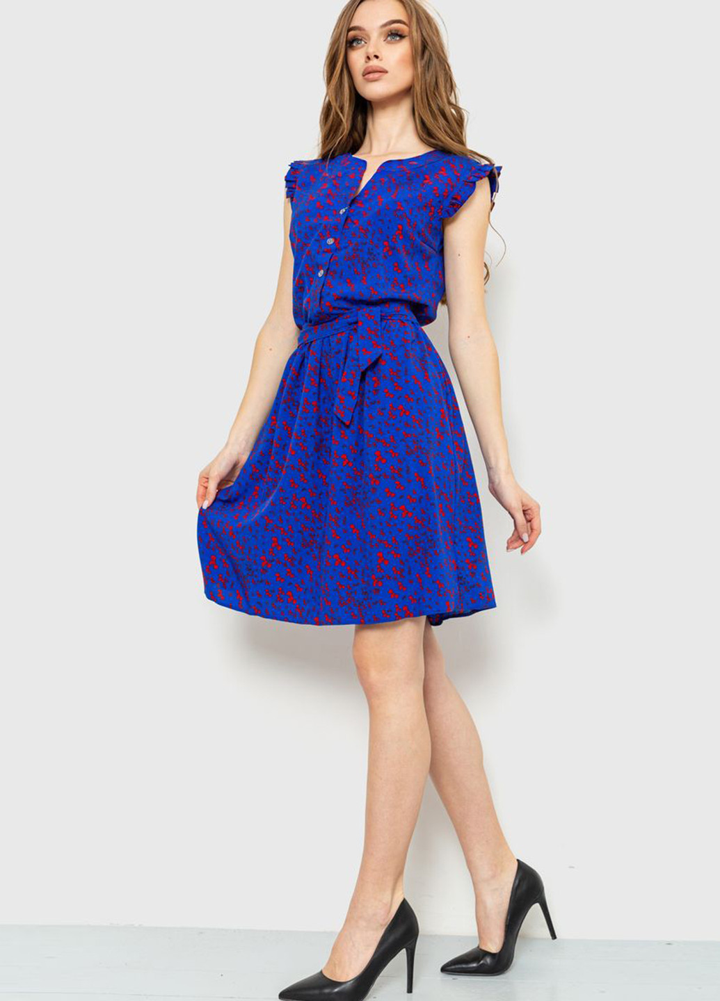 Синя кежуал сукня Ager з малюнком