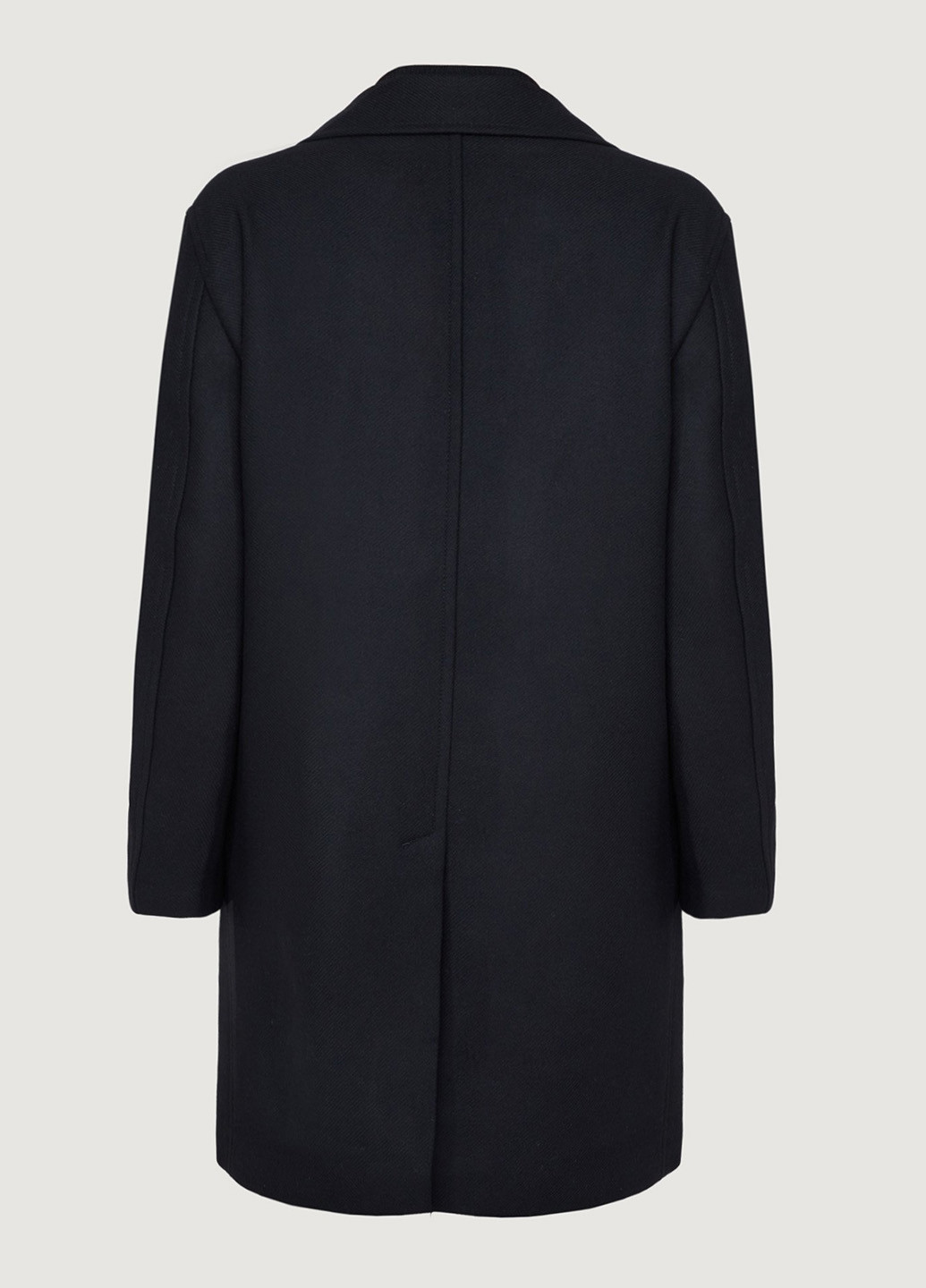 Черное демисезонное Пальто однобортное Drykorn