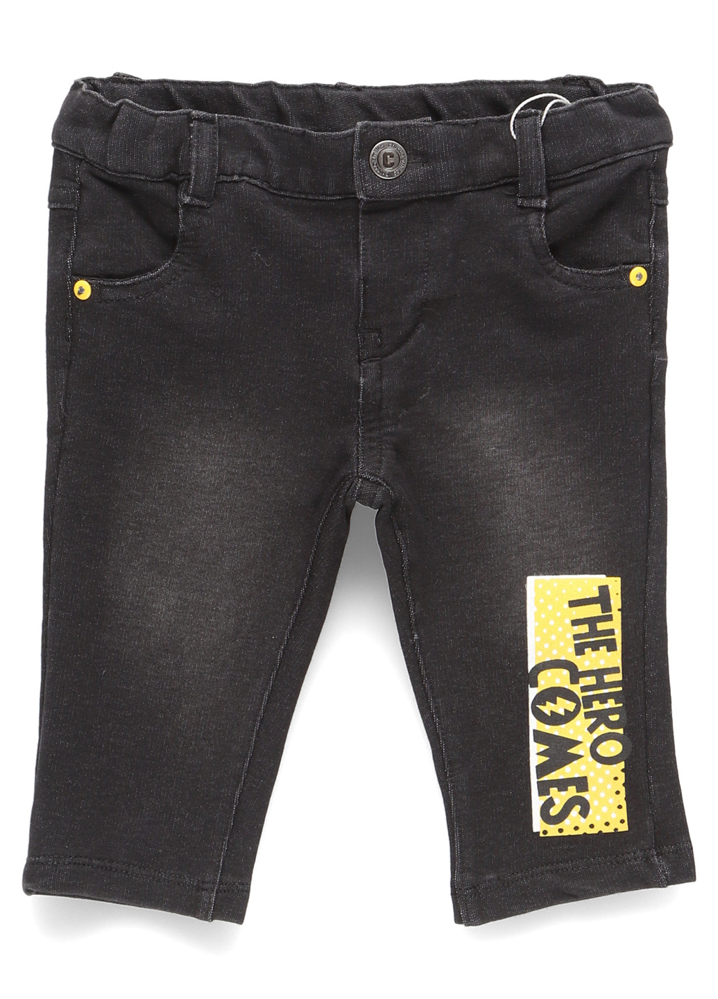 Черные джинсовые демисезонные брюки Chicco