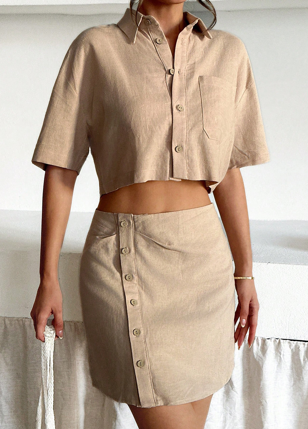 Костюм (топ, юбка) SHEIN (365440036)