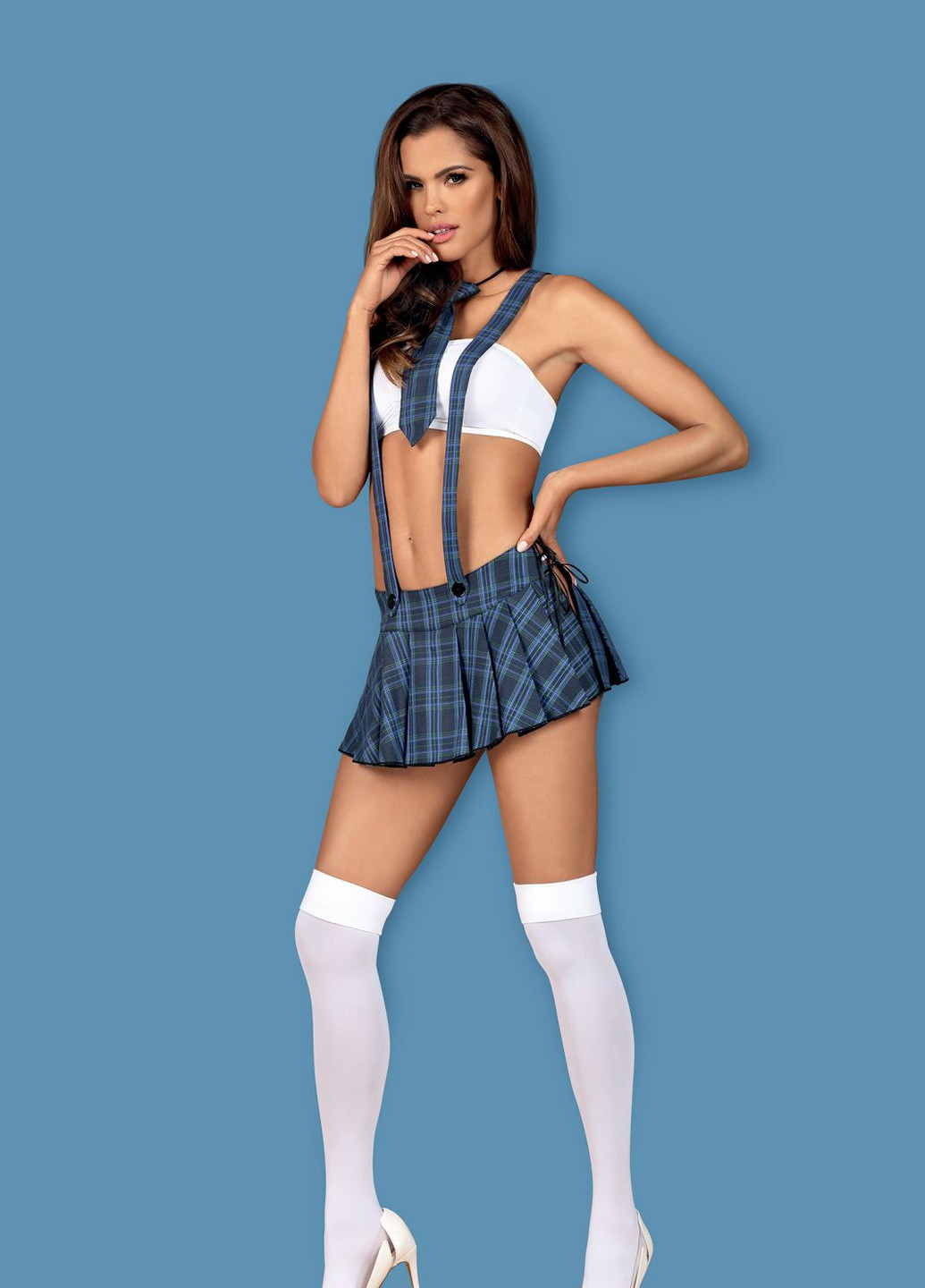 Синій демісезонний костюм Obsessive