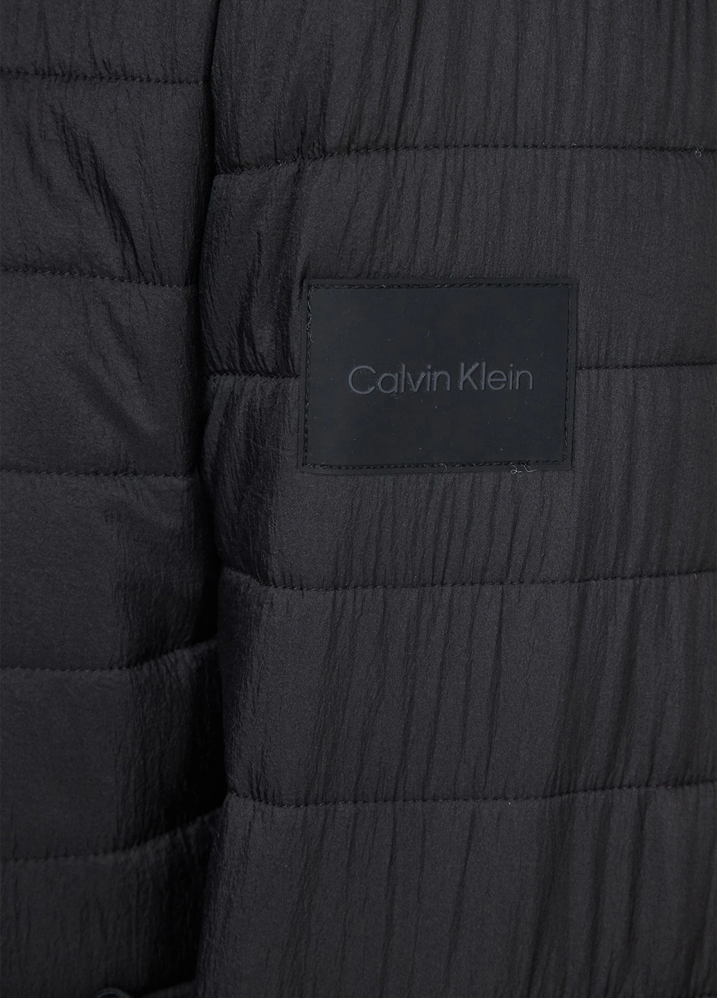 Чорна демісезонна куртка Calvin Klein