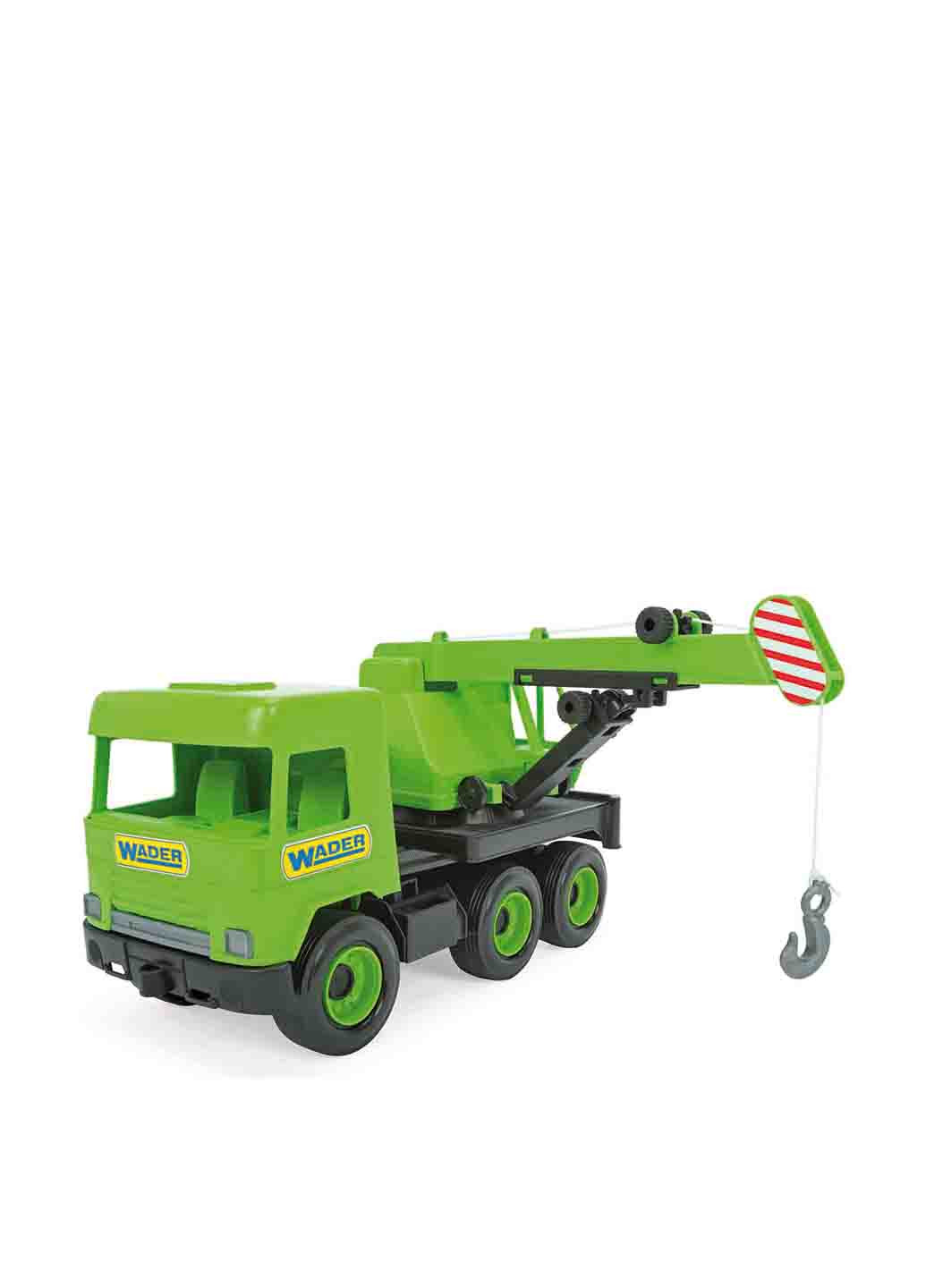 Авто Middle Truck - кран (зелений) у коробці Wader (45861581)