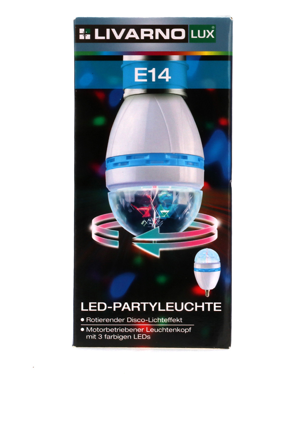 Світильник диско світловий ефект Е14, 16х8 см Livarno Lux (133144526)