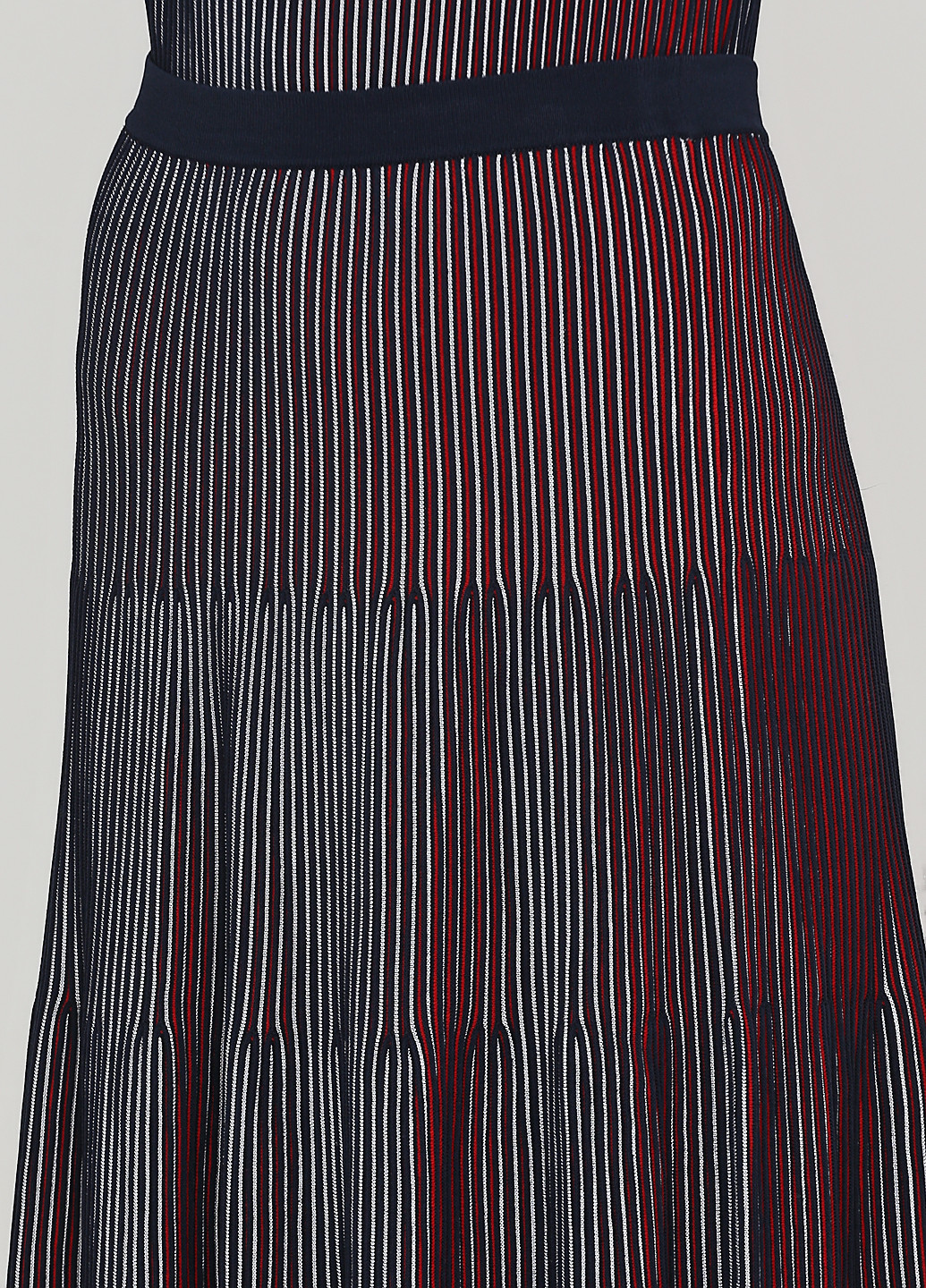 Разноцветная кэжуал в полоску юбка Tommy Hilfiger клешированная