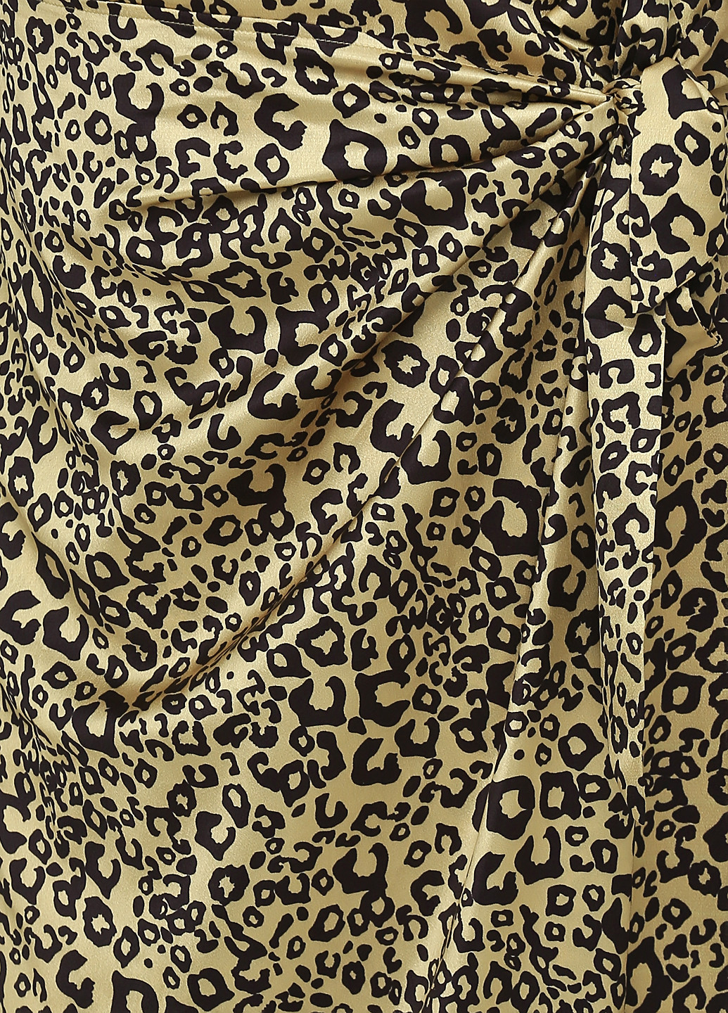 Желтая кэжуал леопардовая юбка Missguided