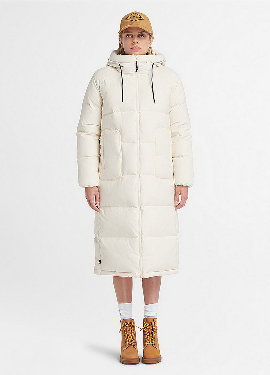 Молочна зимня куртка куртка-пальто Timberland
