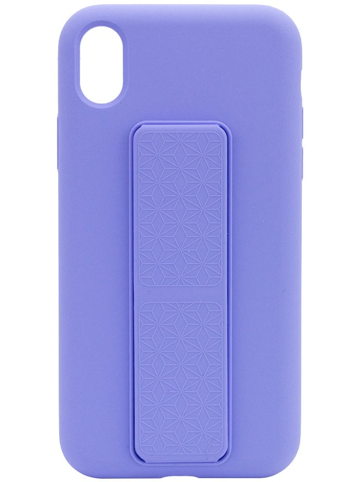 Чохол Silicone Case Hand Holder для Apple iPhone XS Max (6.5 ') Бузковий / Dasheen (is_00000041594_5) Epik (229725153)