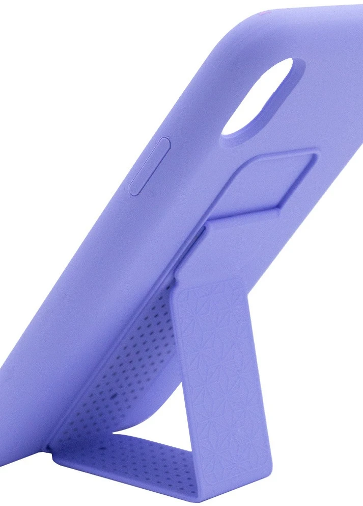 Чохол Silicone Case Hand Holder для Apple iPhone XS Max (6.5 ') Бузковий / Dasheen (is_00000041594_5) Epik (229725153)