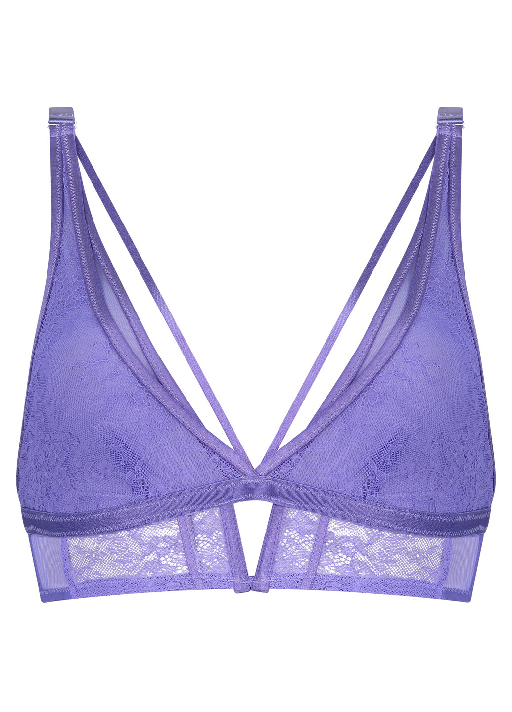 Фиолетовый бюстгальтер Hunkemoller без косточек полиамид