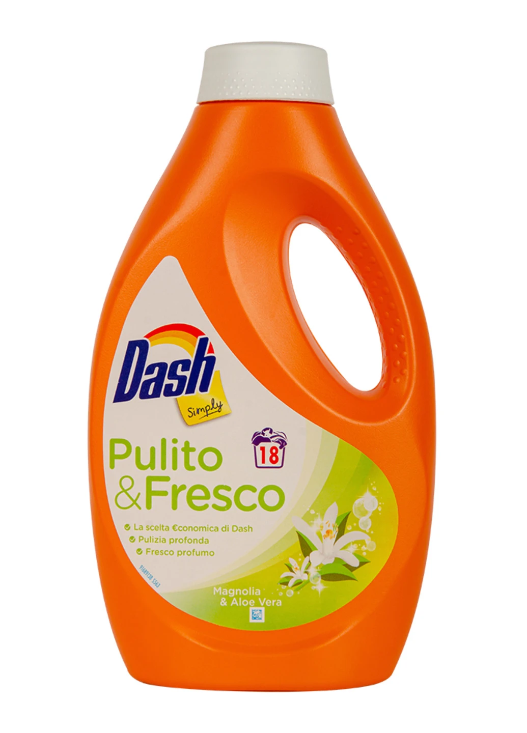 Гель для прання Simply Pulito Fresco Magnolia & Aloe Vera 18 прань 990 мл Dash (229395463)