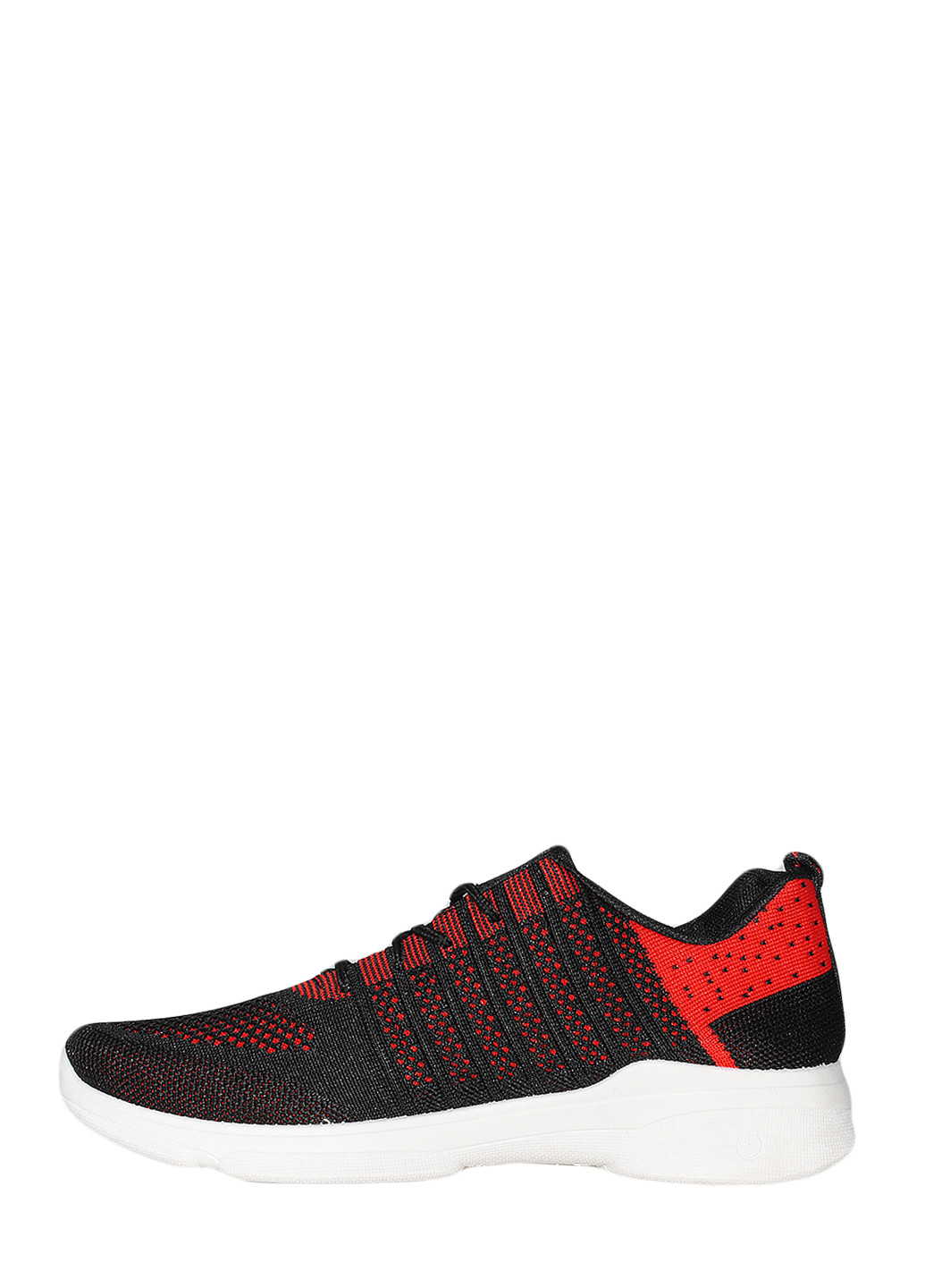 Черные демисезонные кроссовки n25 red Ideal