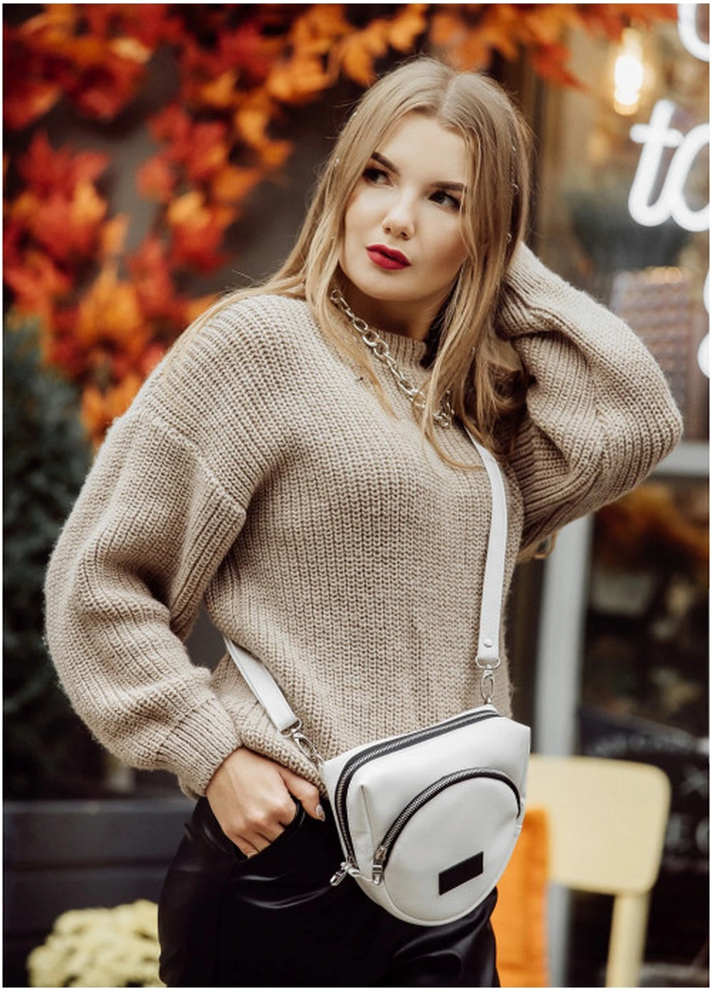 Сумка крос-боді жіноча 20х5х18 см Sambag (211366686)