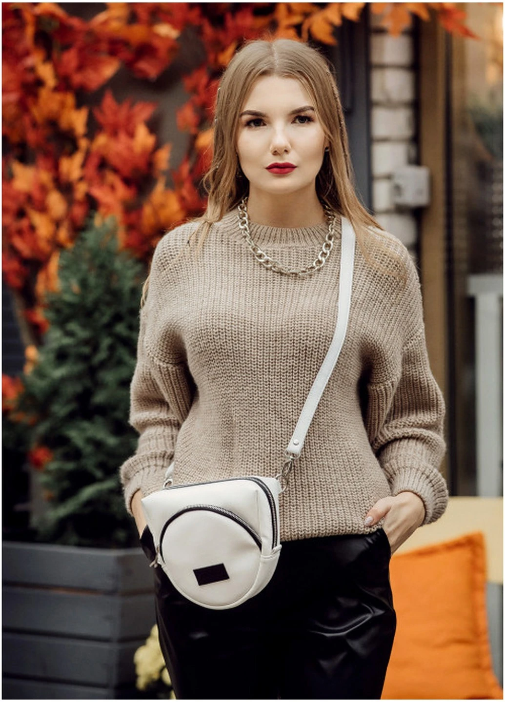 Сумка крос-боді жіноча 20х5х18 см Sambag (211366686)