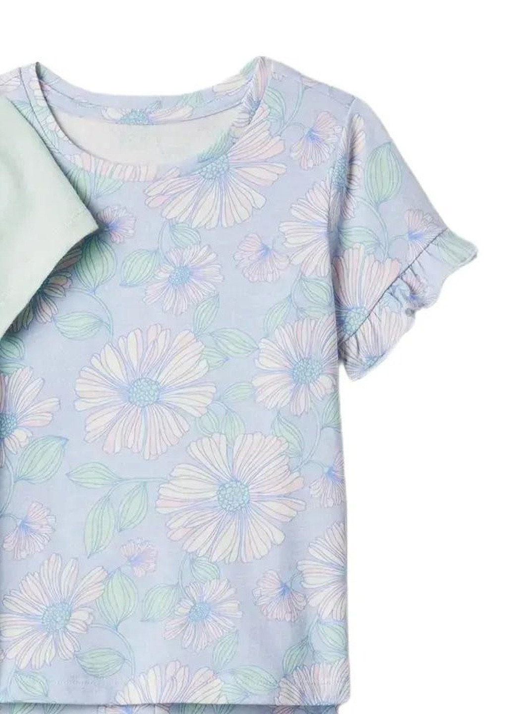 Комбінований літній комплект (футболка (2 шт.), легінси) Gap