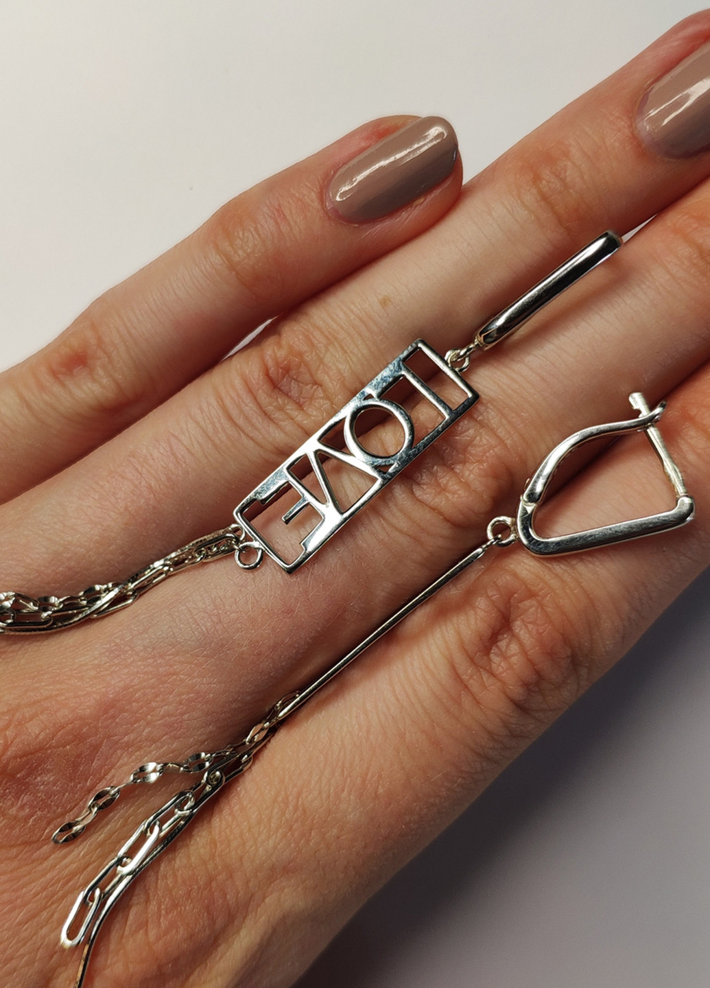 Серьги Silver Flame (255287473)