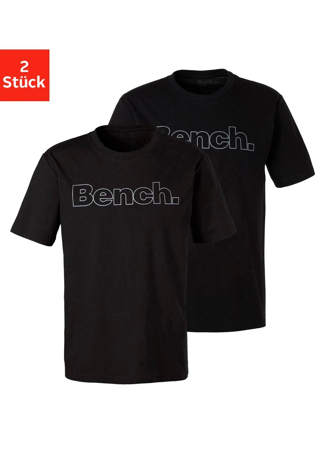 Черная футболка (2 шт.) Bench